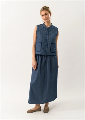 Akane maxi skirt Dark Blue Lollys Laundry 